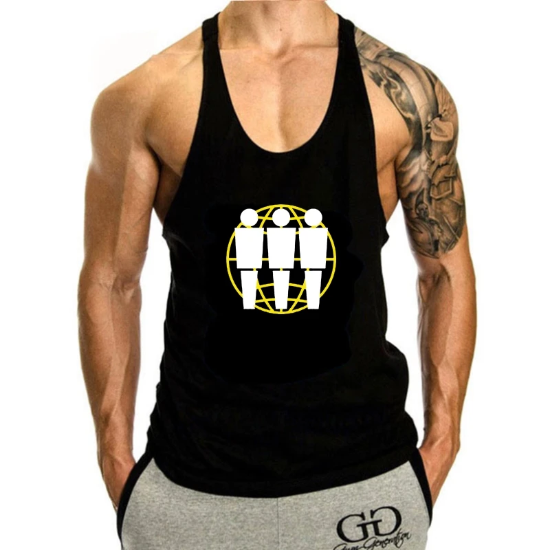 

Майка мужская с логотипом музыки третий человек, черный топ без рукавов с рисунком рок-музыки, подарок на день рождения, от S до 3XL