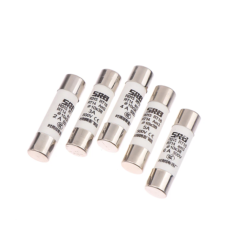 Description Picture 4 of item10PCS 500V 10*37MM 2A-25A DC PV Solar Ceramic Fuse Metal Alloys For Solar Power System Protection Ceramic Fuse Tube Replace New