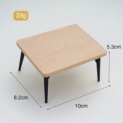 Miniature Dollhouse Kitchen & Dining Room Decor - Mini Refrigerator Ornament for Cottage Furniture and Home Decor (Table)