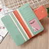 Birds Pattern Women's Wallet Large Capacity Patchwork Coin PU Leather Purse Female Long Money Clip Card Holder Phone Clutch Bag 4