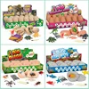 12PCS  Archeological  Dig Up Dinosaur Egg Fossil Excavation Toy Kid Scientific Mining DIY Dino Egg Multiplayer Party Favors Toys 1