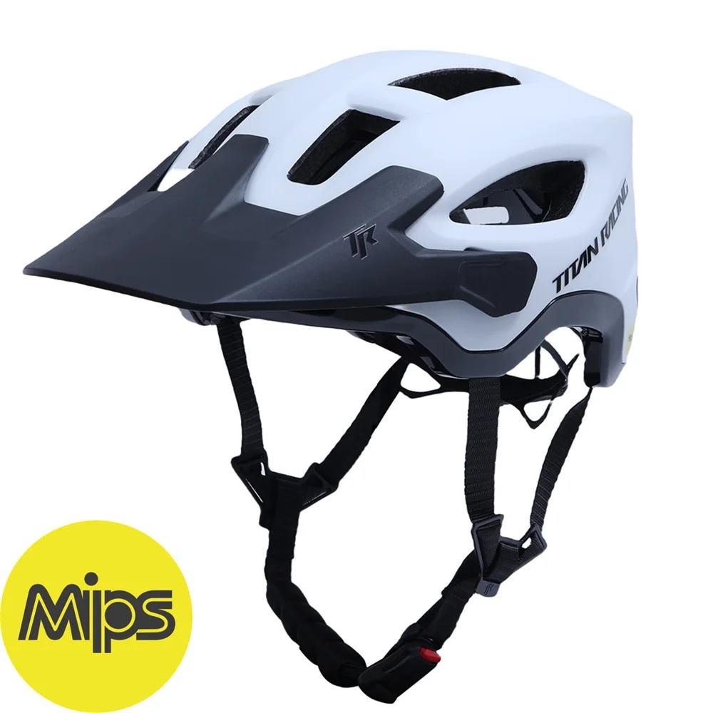 The world's first MIPS off-road mountain bike helmet magnetic buckle high-end inner pad professional-grade cycling sports helmet