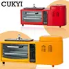 3 In 1 Electric Breakfast Machine Multifunction 1L Rice Cooker 8L Bake Oven Frying Pan Household Bread Pizza Oven Noodles Boiler 4