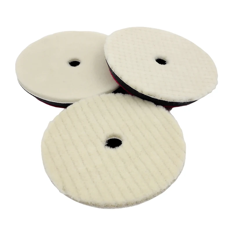 Car Auto Buffer Soft Woollen Polishing Pad 5 inch 6 inch 1PC For Automotive Scratch Remove