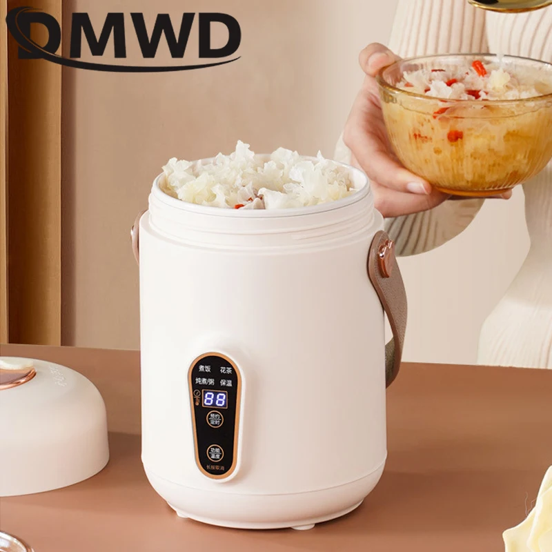 110V Electric Kettle Health Tea Water Boiler Stew Hot Pot Soup Porridge Slow Cooker Rice Cooking Heating Lunch Box Food Warmer 5