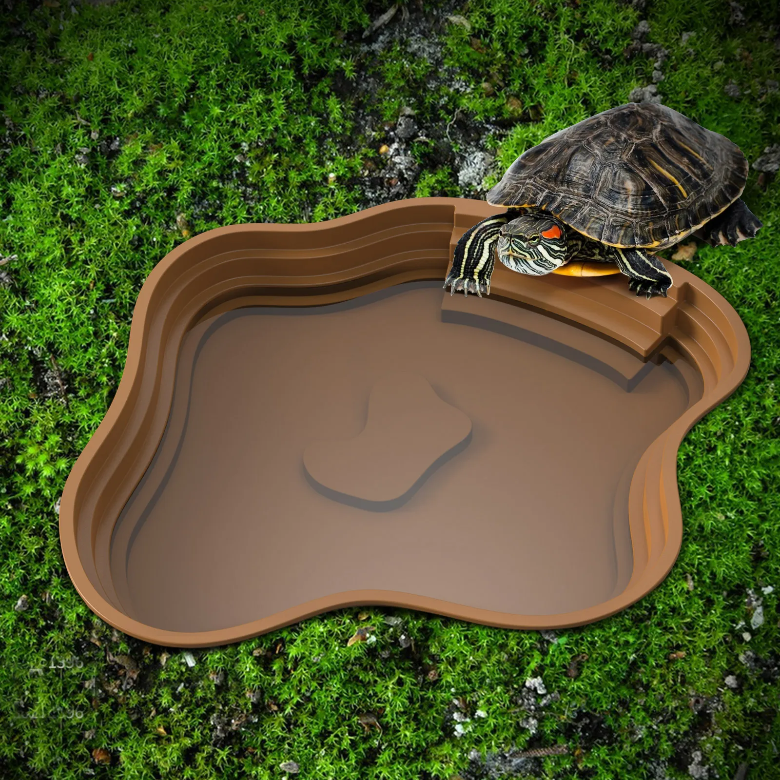 Turtle bathing basin, and frog bathing 4