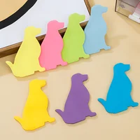 Japanese Cute Dog Sticky Notes Solid Color Memo Pads Post Notepads Funny Aesthetic Stationery Checklist To Do Index Tabs Planner 1