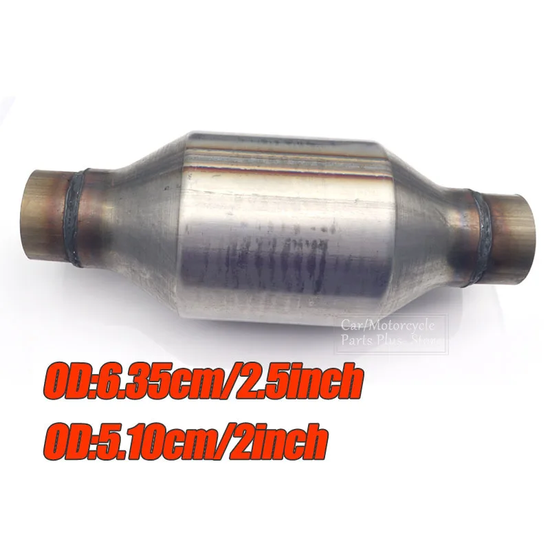 2 inch/5.1cm /2.5 inch /6.35cm EURO 1 400 cpsi High Flow Racing Catalytic Converter