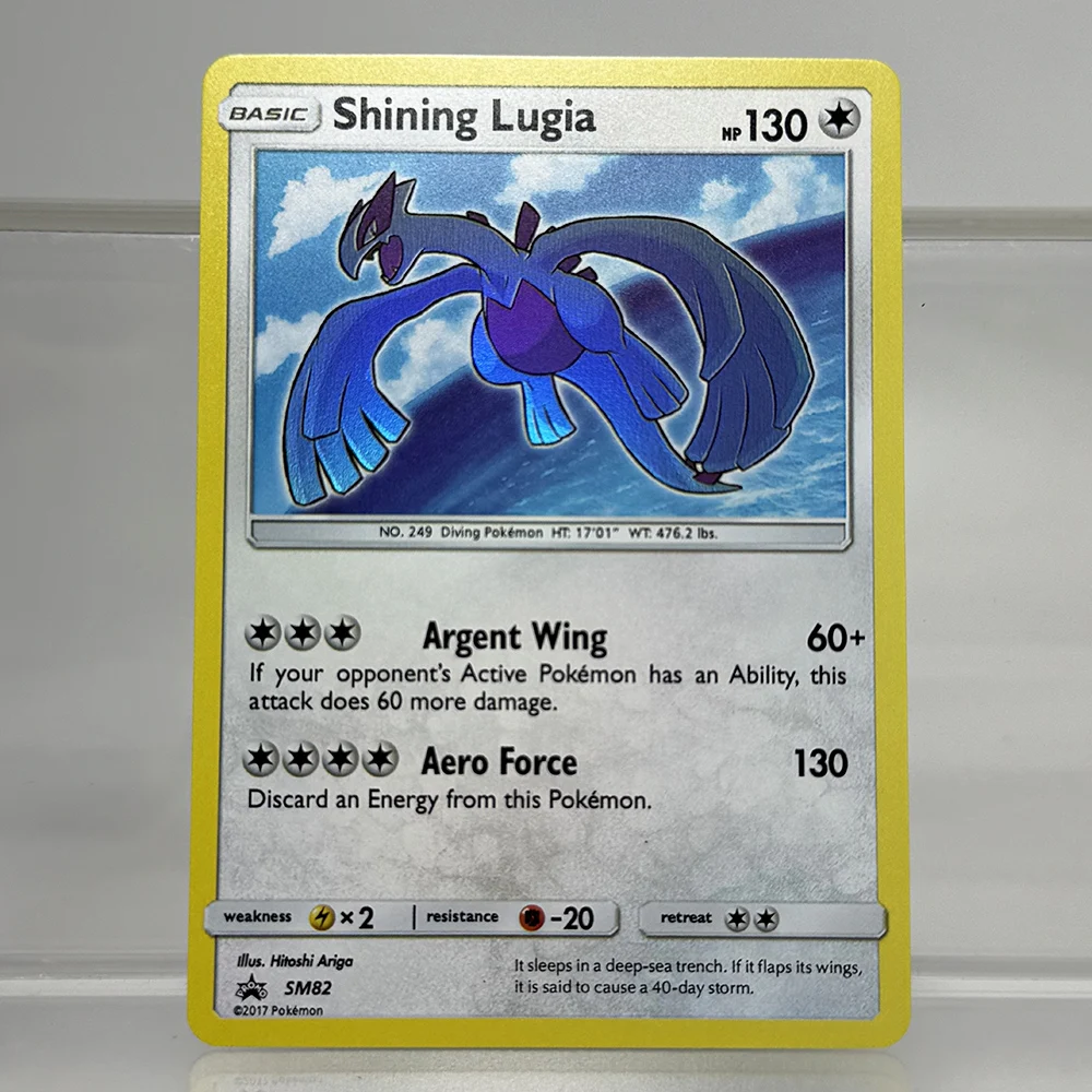 PKM Folie PROXY Karten Sonne & Mond Lugia Latias & Latios Tyranitar Suicune GX PTCG Spielesammlungskarten Spielspielzeug – Detail 33