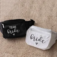 Bachelorette Fanny Pack Party Favors Bridesmaid Proposal Adjustable Bride Babe Waist Bag Bridal Shower Wedding Decoration 2