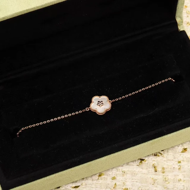 Bracelet en or Rose pour femmes, ensemble de bijoux de luxe, motif fleur  porte-bonheur, coccinelle, nouvelle tendance européenne 2022, offre  spéciale - AliExpress
