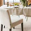 Household Tablecloths, Wedding Parties, Holiday Dining Table Decorations, Kitchen Tablecloths, Soft Pleated Texture Tablecloths 5