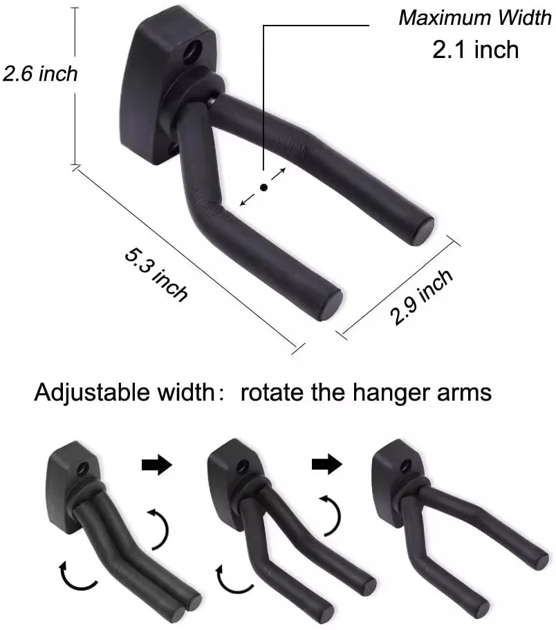 Universal Wall Mount Guitar Hanger