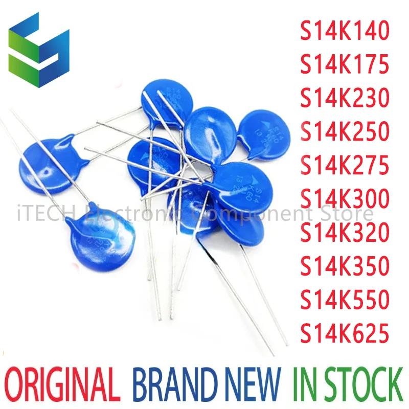 Varistorde10piezasS14K550S14K250S14K140S14K175S14K300S14K350