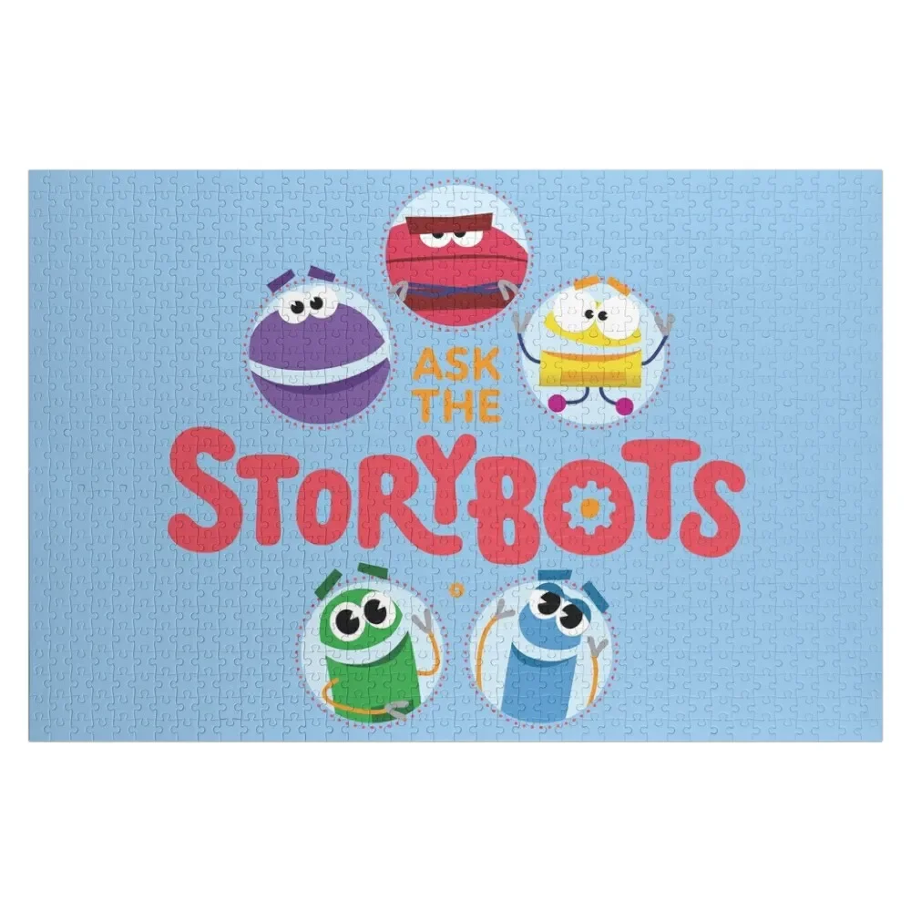 Ask the Storybots Jigsaw Puzzle Customized Toys For Kids Baby Wooden Personalized Child Gift Custom Puzzle