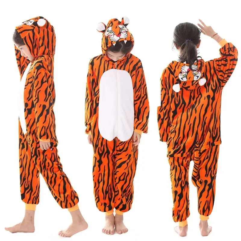 Adults Animal Onesies Unicorn Kigurumi Pajamas Sleepwear Women Men Winter Unisex Stitch Costumes Kids Cartoon Flannel Pajamas