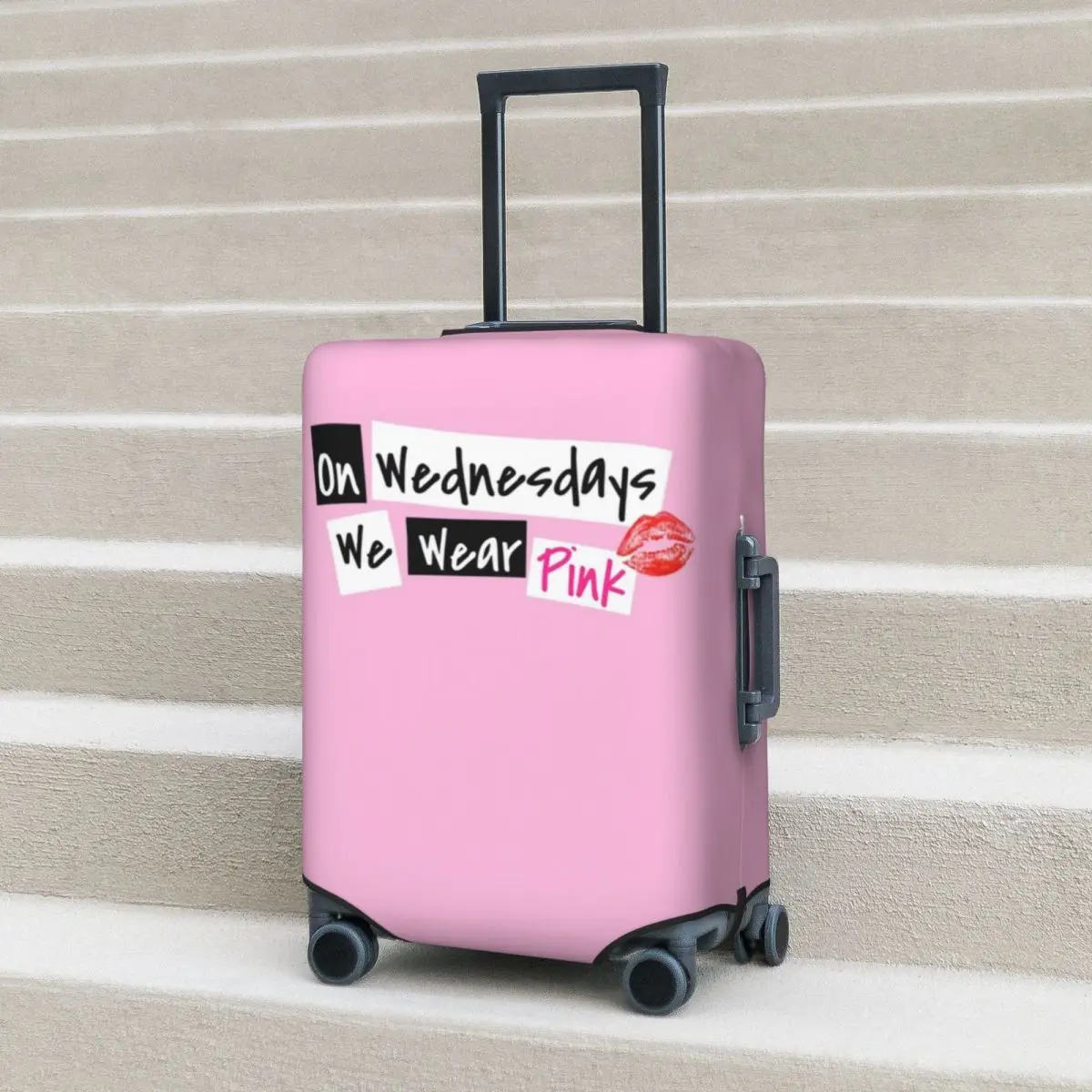 Mean Girls Suitcase Cover On Wednesdays We Wear Pink Cruise Trip