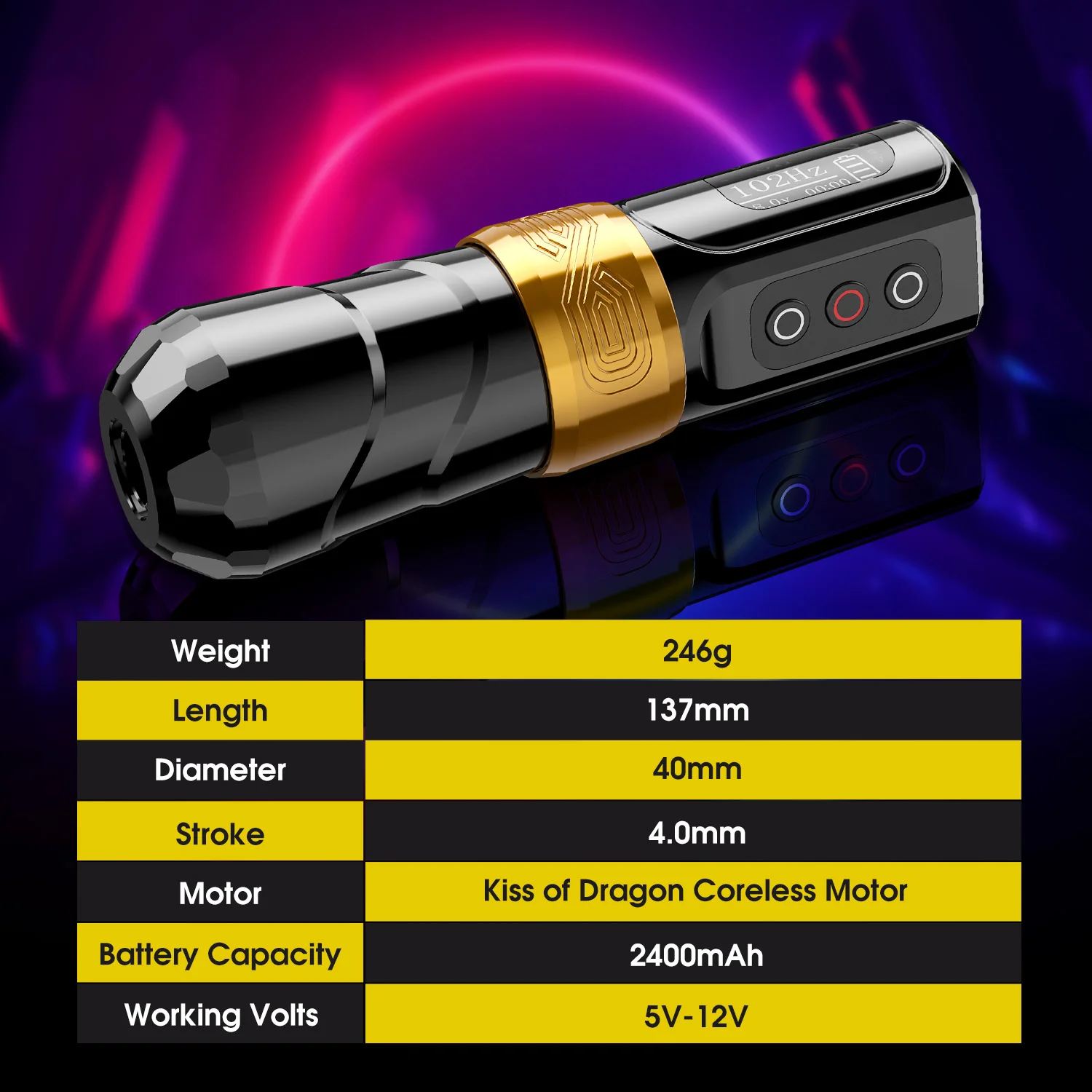 タトゥーマシン xnet FLUX MAX 4.0 Stroke Sa9b0788aef7941aca81fcf62c1158