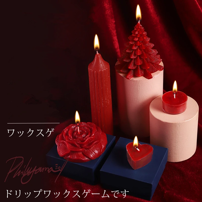 5Low Temperature Candle Wax Bdsm Sex Candle Drip Bed Flirting Teasing Massage Candles Ehance Desire Erotic Games for Couple