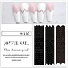 1PC Smile Stickers Wave Line Three-in-one Nail Stickers Tool Jewelry Nail Polish Glue Spray Stickers New Manicure French Sticker 4