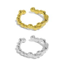 

925 Sterling Silver Resizable Ring For Women Trendy Unique Design Love Gold Engagement 2022 Trend Fine Jewellery Joias Ouro 18k