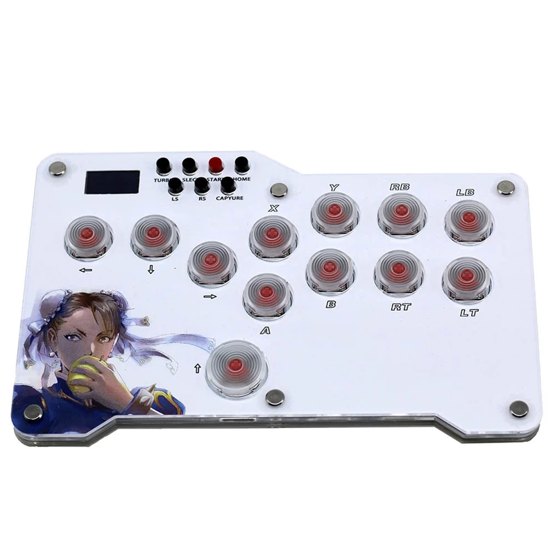 

Мини-контроллер Hitbox, Сменные аксессуары для ПК, PS4/PS3/Switch, аркадный джойстик