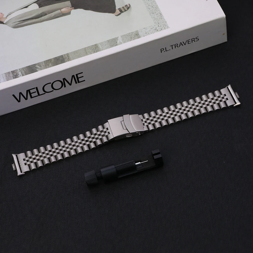 Stainless Steel Business Bracelet for Smartwatch - Metal Wristband Strap