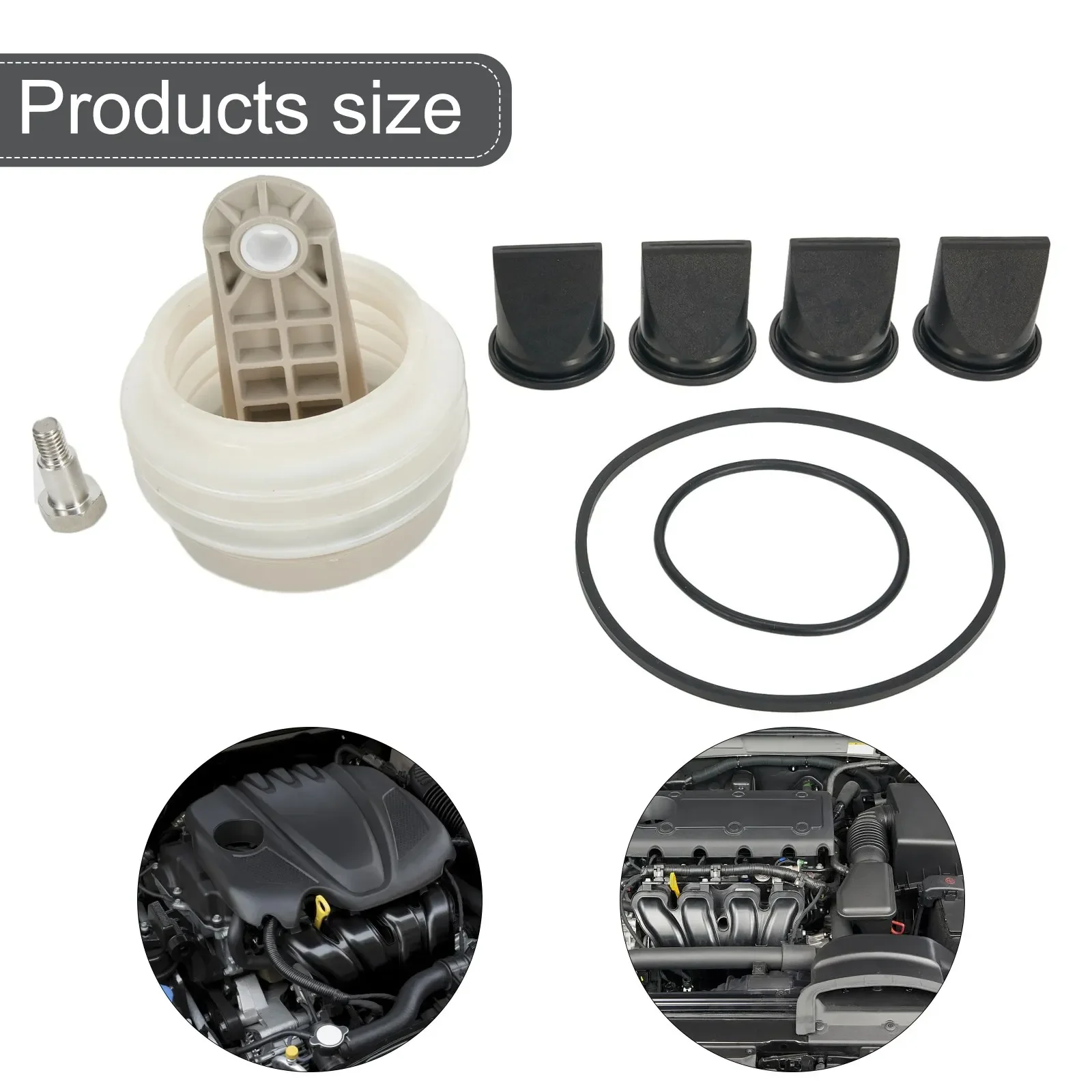 385230980 Car Pump Bellows Kit Replacement Part For Dometic S T J VHT VG Series 4x 1-1/2'' Duckbill Valve Kit Bellows Pump Bolts