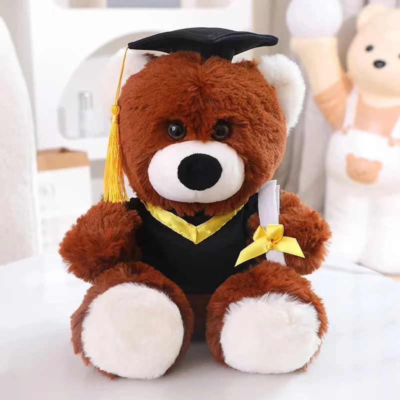 thumbnail image 1 of 2024 NUEVOS muñecos de peluche para graduados, doctor capibara, búho, oso de peluche, lindo muñeco de peluche, almohada de dibujos animados suave, regalo de graduación, 1 of 5
