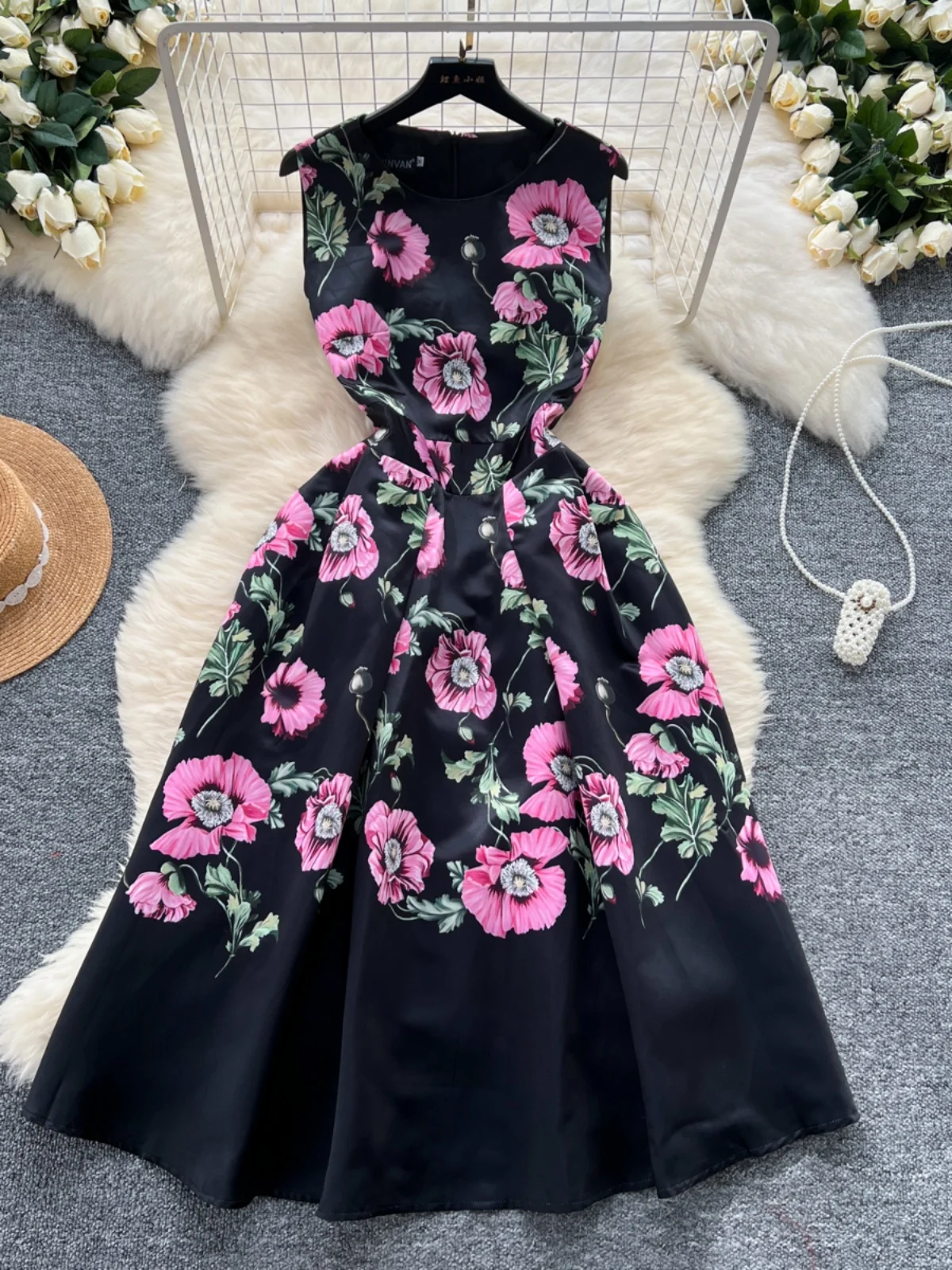 فستان نسائي كلاسيكي ميدي 32