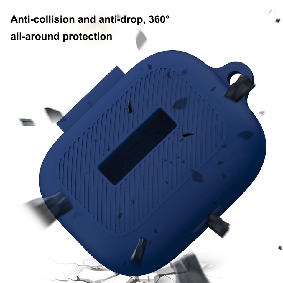 FTRONGRT Hoes compatibel met EarFun Air Pro 4, zachte TPU, krasbestendige beschermhoes voor bluetooth-hoofdtelefoon, compatibel met EarFun Air Pro 4