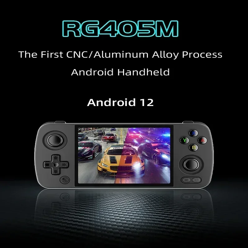 ANBERNIC RG405M Retro Handheld Game Console 4 inch IPS Touch Screen T618 Android12 Aluminum Portable Player PSP 512G 70000 Games