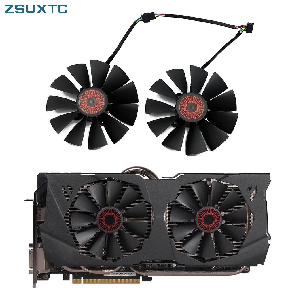 95Mm Fd10015H12S 0.55A 5Pin Gtx980 980Ti Ventola Di Raffreddamento Per Asus Strix Gtx 970 980 780 Ti R9 380 Ventola Di Raffreddamento Della Scheda Vid