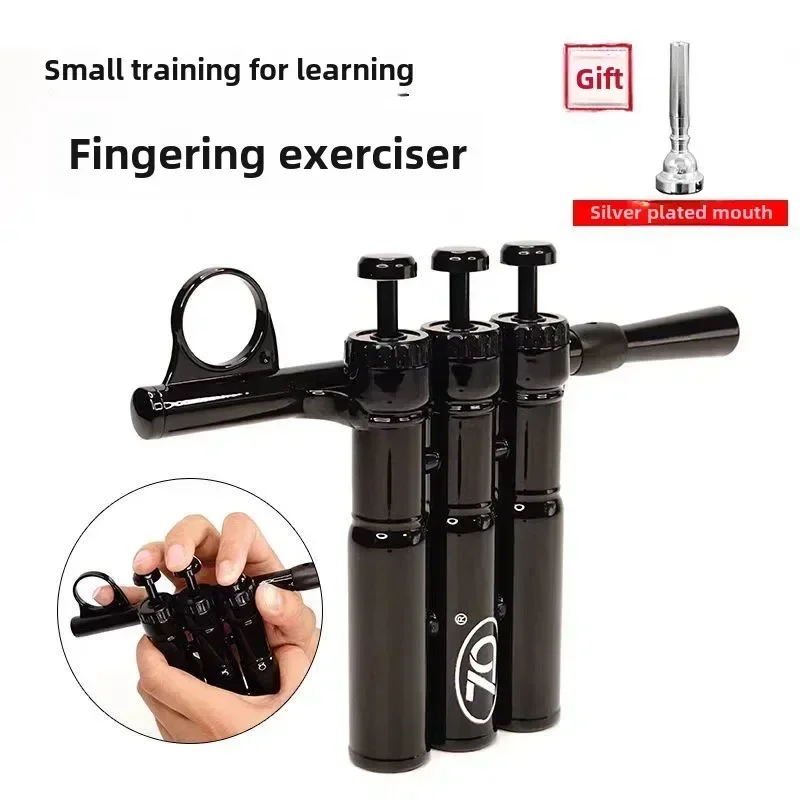 Newly Purchased Products Trumpet Breath Trainer, Standard Trumpet Training Device, Finger Trainer, Fingering Exercises trumpet instrument wind instrument trainer