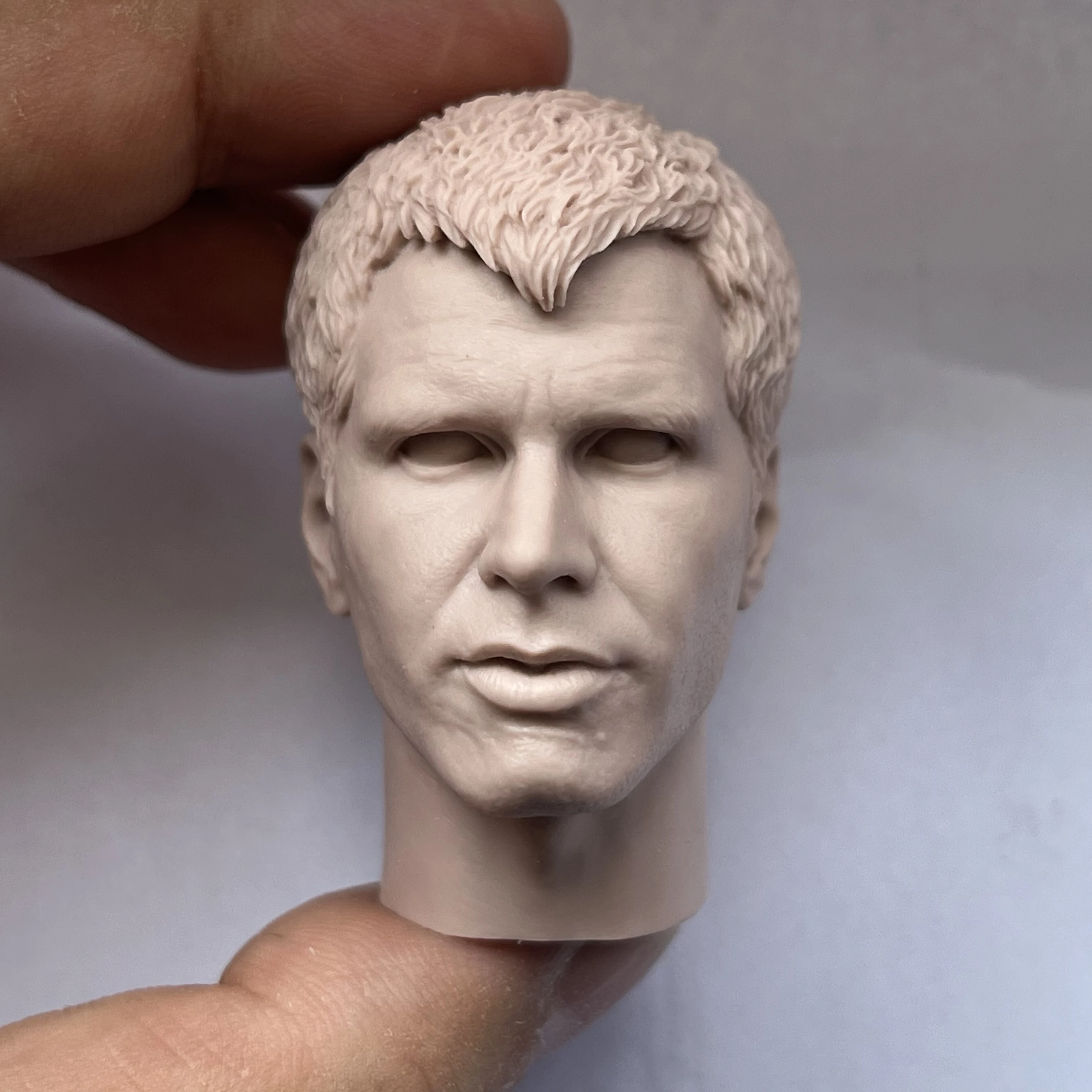 

Harrison Ford Head Carving Anime Star Doll Unpainted 1/6 Scale Male Soldier Model For 12Inch Action Figure Collection Toys