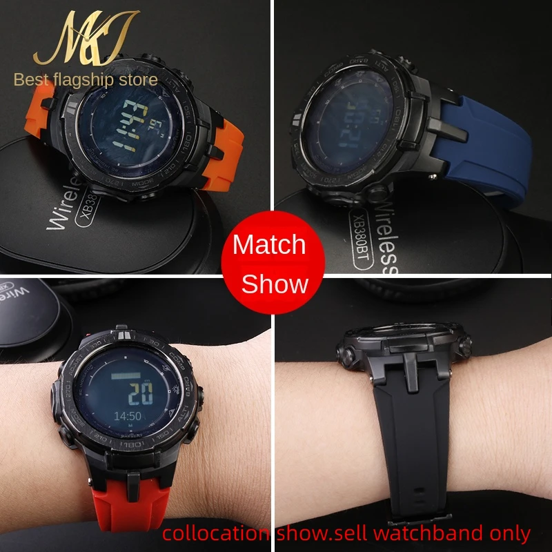 For Casio PROTREK watch strap PRW-6100Y PRW-3000 PRW-3100