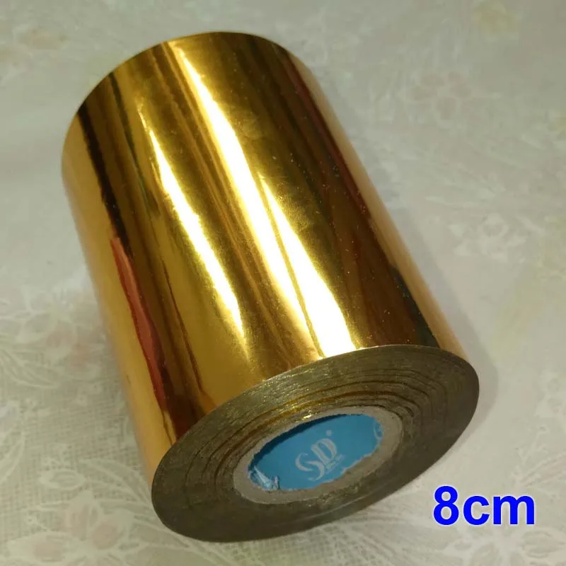 Feuille d'estampage à chaud pour boîte GT, papier en cuir, accessoires de décoration bricolage, gril, 8cm, 120 mètres/rouleau