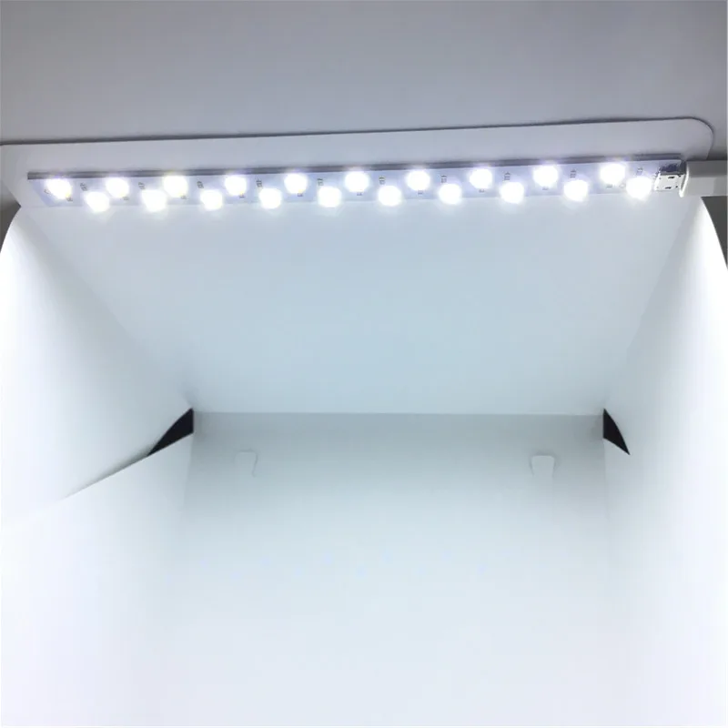 Background LED Folding Lightbox Portable Photography Photo Studio Softbox 2 photo studio box led photo lighting photo studio light tent