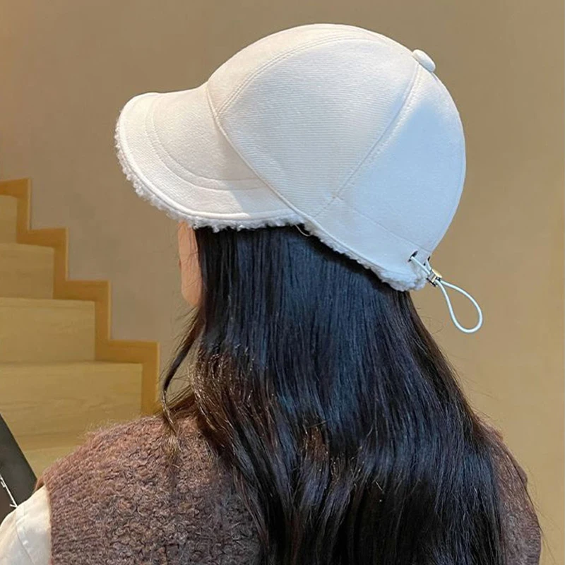 Sun Hat Women Equestrian Cap Winter Ear Protection Bonnet Large Brim
