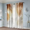 2pcs, Curtains 2D print Eclectic decor Versatile 100% Polyester (without rod) Thermal Insulation, and Room Darkening Functions 6