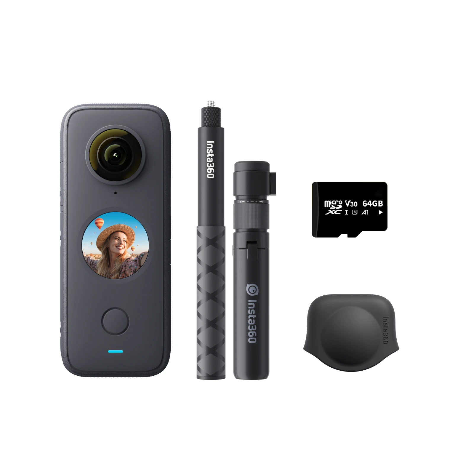 old action camera Insta360 ONE X2 Waterproof Action Camera Stabilization, Touch Screen, AI Editing, Live Streaming old action camera Action Cameras