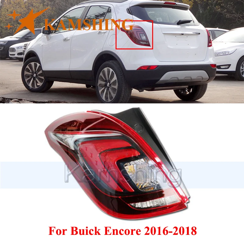 CAPQX Rear Taillight For Buick Encore 2016 2017 2018 Rear Brake Light Stop Lamp Taillamp Tail