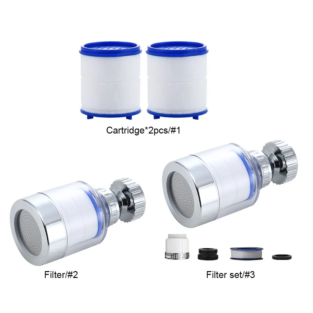 Faucet Filter Elements Water Purifier Filter For Shower PP Cotton Filtration For Kitchen Bathroom Remove Chlorine Heavy Metals with faucet water filter faucet filter
