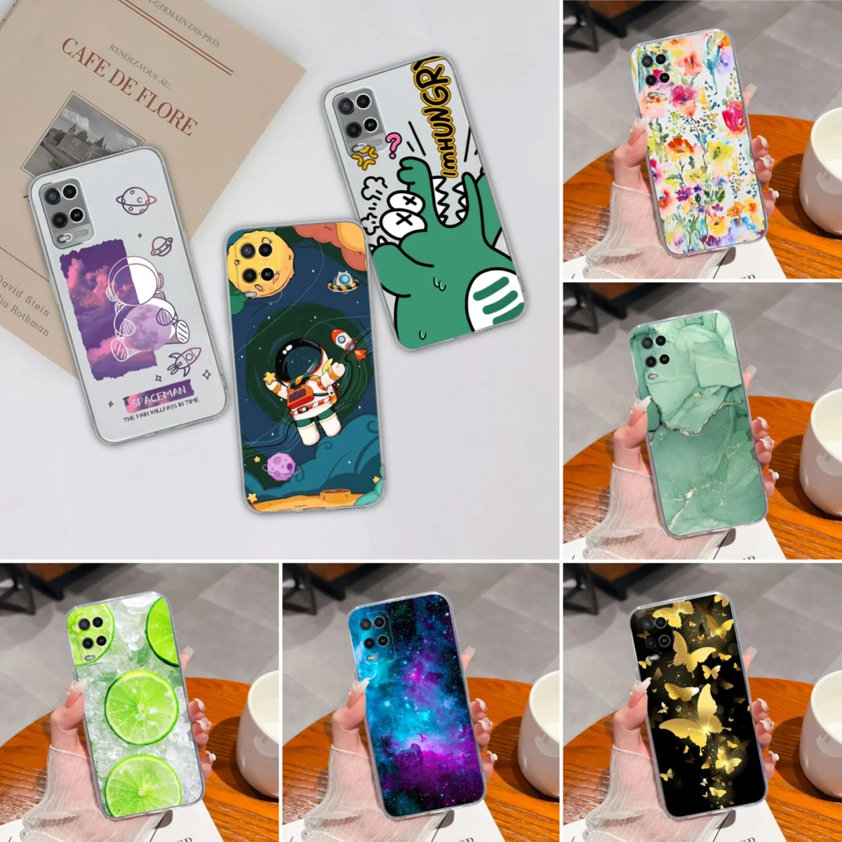 Custodia Per Oppo A54 A54S Cover Per Telefono Modelli Multipli Soft Tpu Silicone Trasparente Anti Choc Paraurti Per Oppo A 54 S Funda Coque Capa