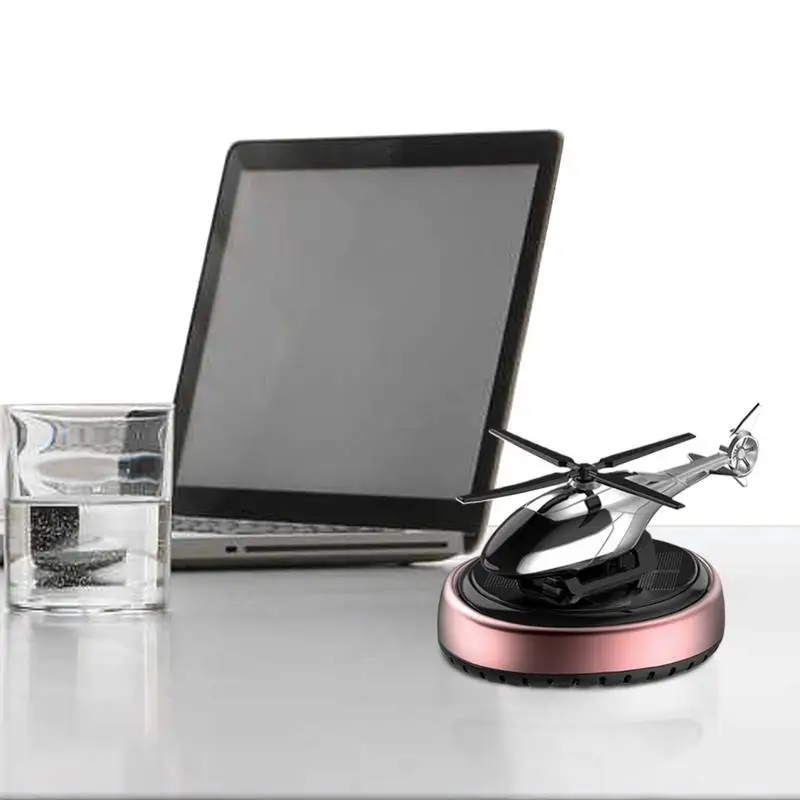 

Aviation Solar Powered Air Freshener Solar Rotatory Car Truck Aromatherapy Alloy Aircraft Diffuser Vehicle Interior Decorations