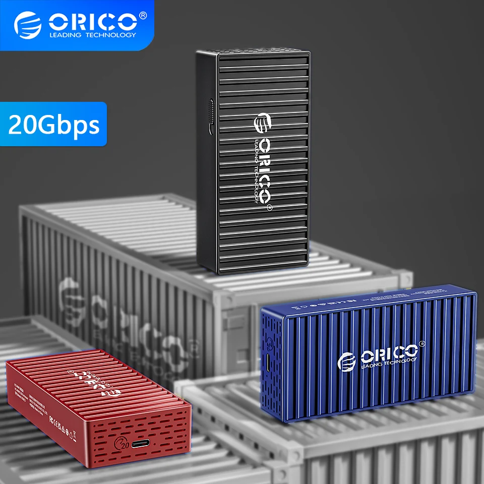 Nvme Gabinete Ssd Case Externo Disco Rígido Caixa de Armazenamento para pc Laptop Usb 3.2 Gen2 Pcie hd 20gbps Alta Velocidade Orico-m2
