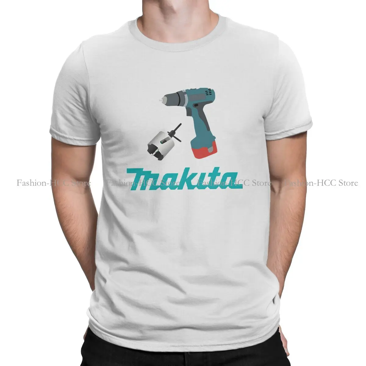 

Makita модные футболки из полиэстера Makita электроинструменты мужская стильная уличная одежда футболка с круглым вырезом