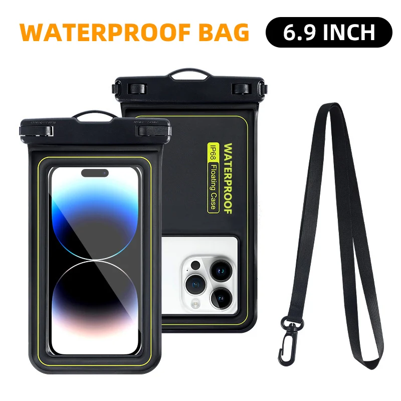 PVC Dry Bag Beach Touch Screen Swimming Pool Boating Kayaking Camping Floating Waterproof Cellphone Pouch for iPhone 15 Pro Max dry bag waterproof bag waterproof phone case swimming bag