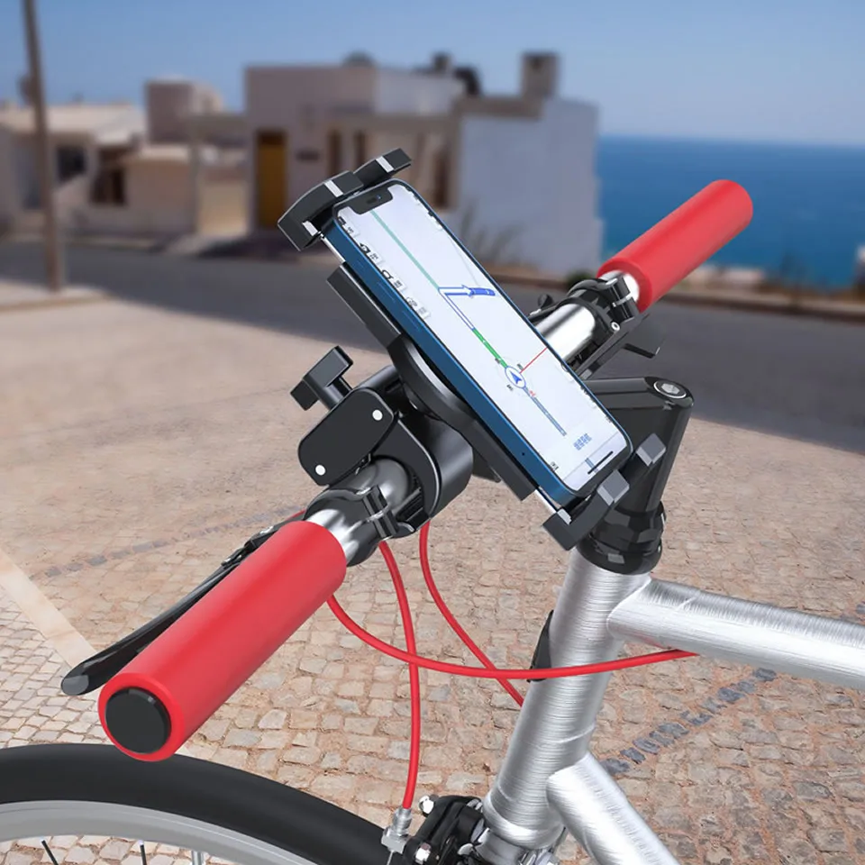 Motocicleta Guiador Tablet Braçadeira Mount Bicicleta e Scooter Telefone Titular 129 Ipad s8 s7 fe Além Disso Stand 47 a 13 - Imagem 6
