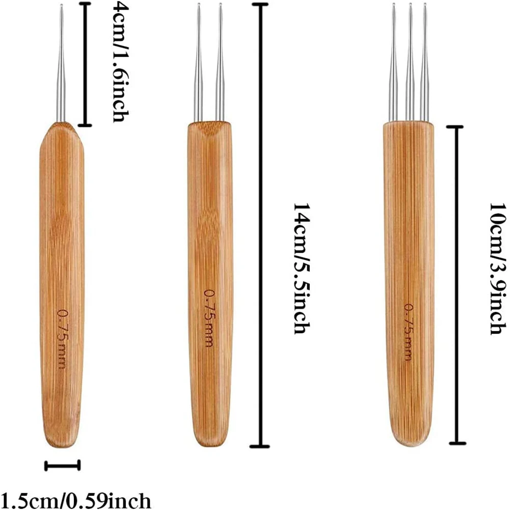 Dreadlock Crochet Hook Set 5
